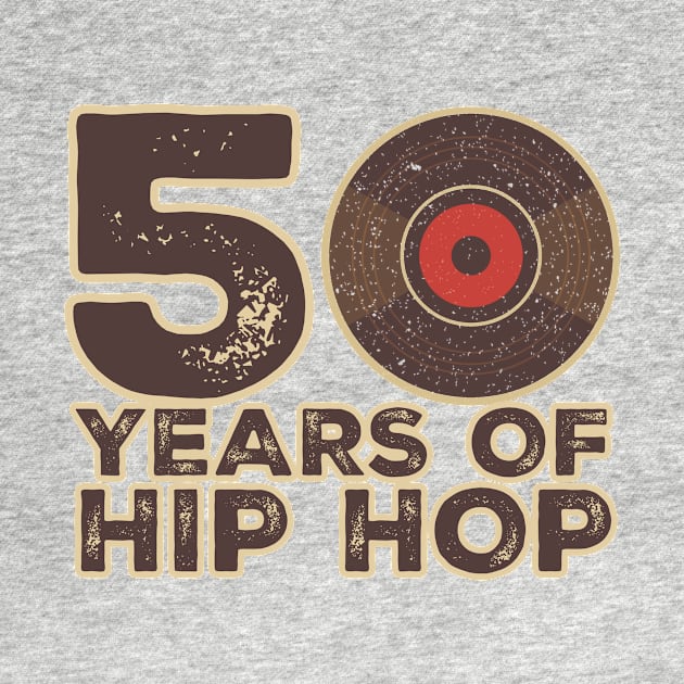 50 Years Of Hip Hop - music lovers vintage by SUMAMARU